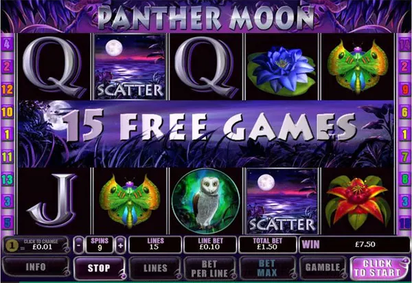 panther moon slot