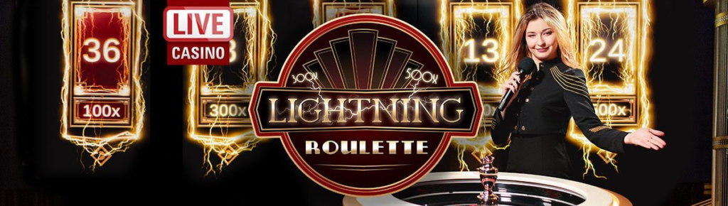 Live Lightning Roulette casino game