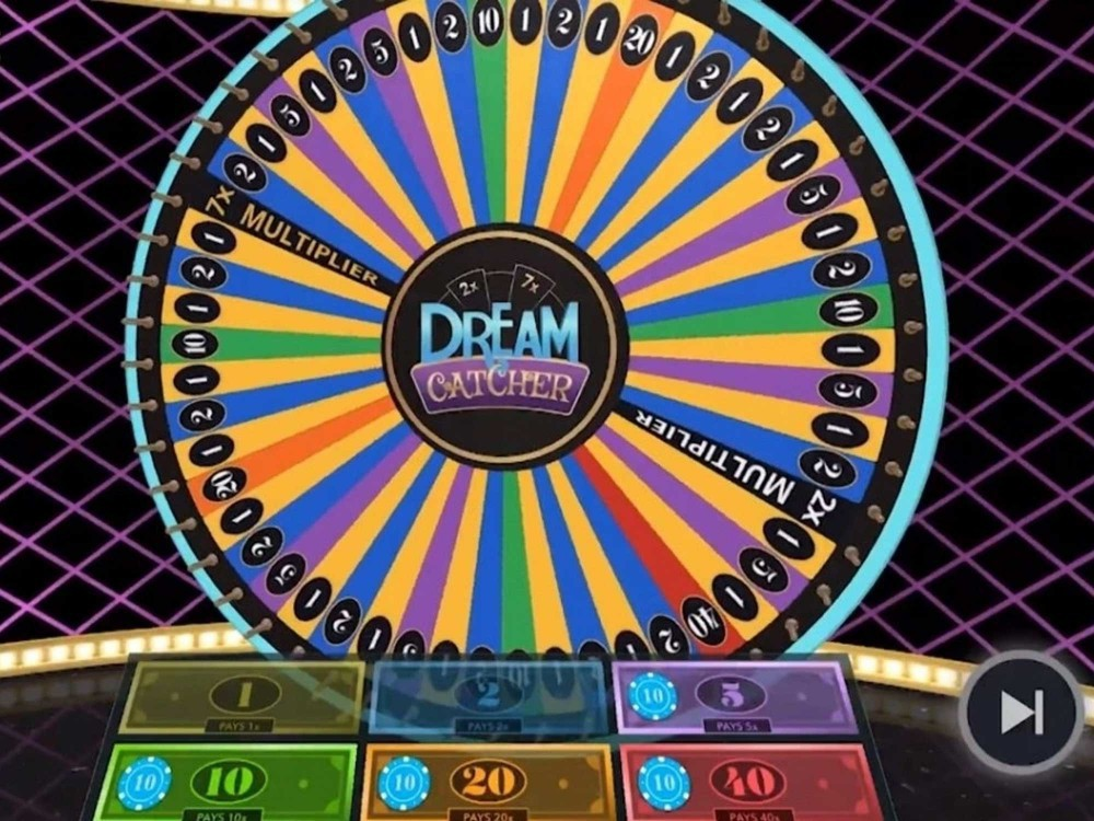 Colorful Dream Catcher Wheel of Fortune game