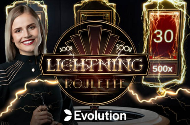 Lightning Roulette by Evolution with host.