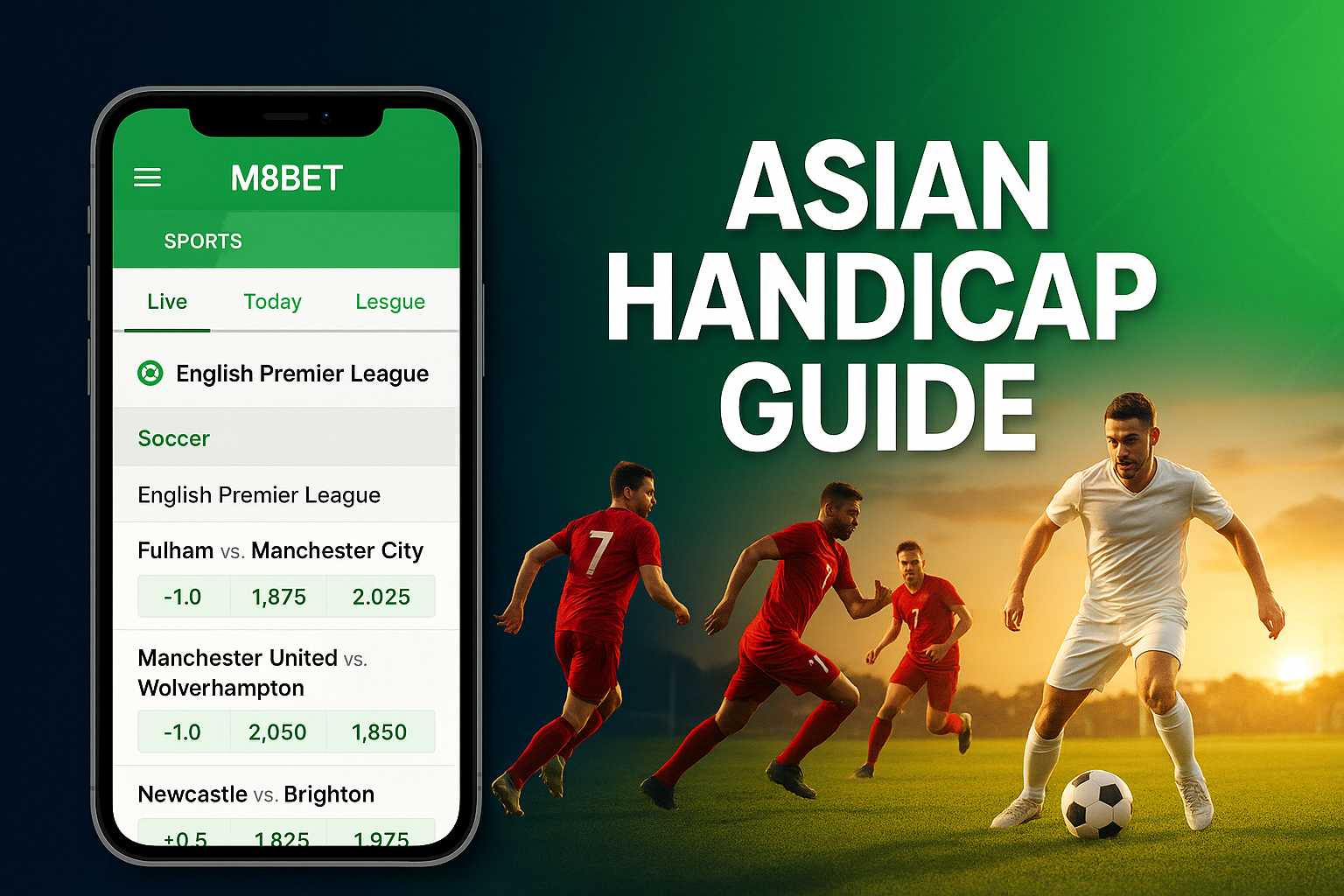 Beginner’s Guide to Asian Handicap & Odds on M8bet